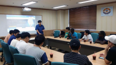 BK플러스21 사업비 점검을 위한 사업참여자 면담 실시 사진